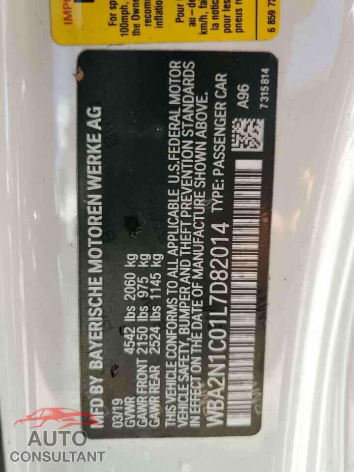 BMW M2 2020 - WBA2N1C01L7D82014