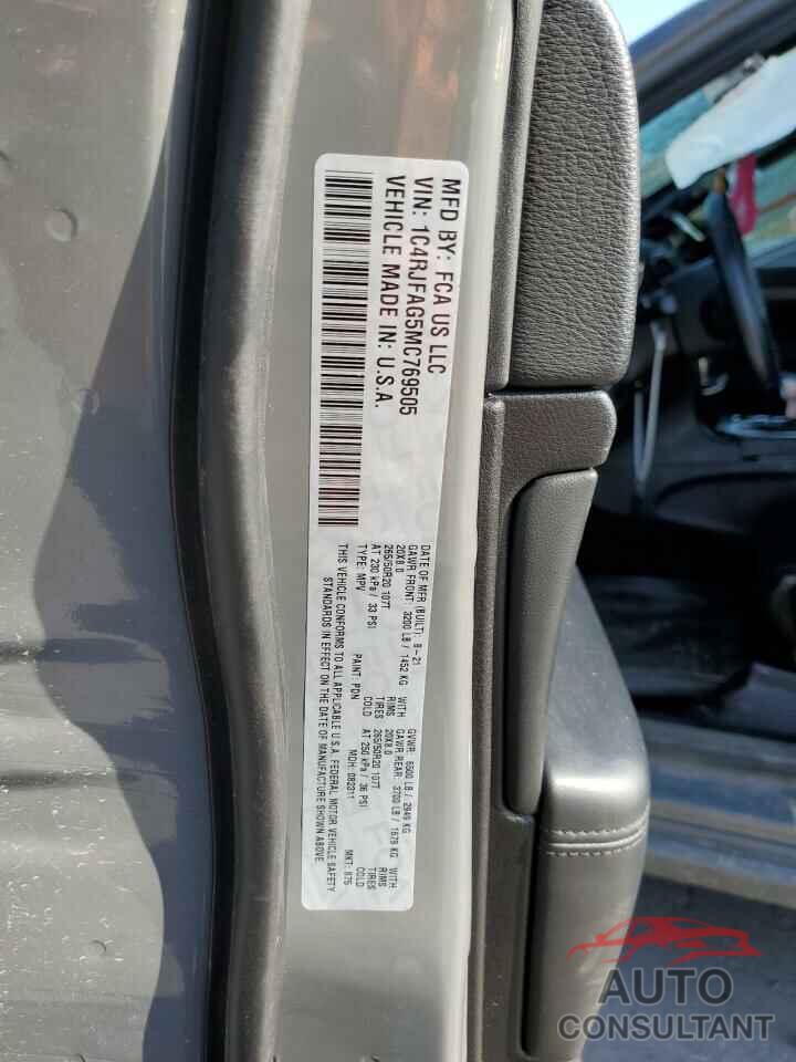 JEEP GRAND CHER 2021 - 1C4RJFAG5MC769505