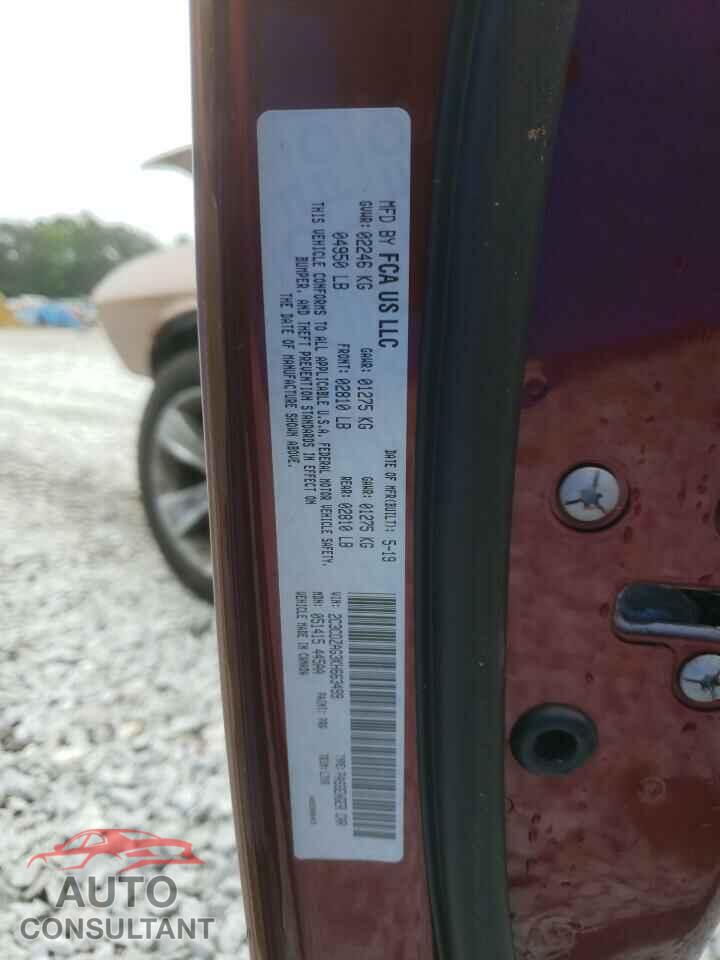 DODGE CHALLENGER 2019 - 2C3CDZAG3KH663499