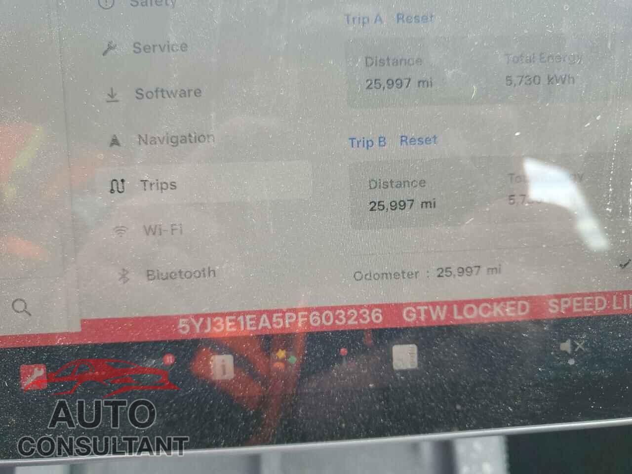TESLA MODEL 3 2023 - 5YJ3E1EA5PF603236