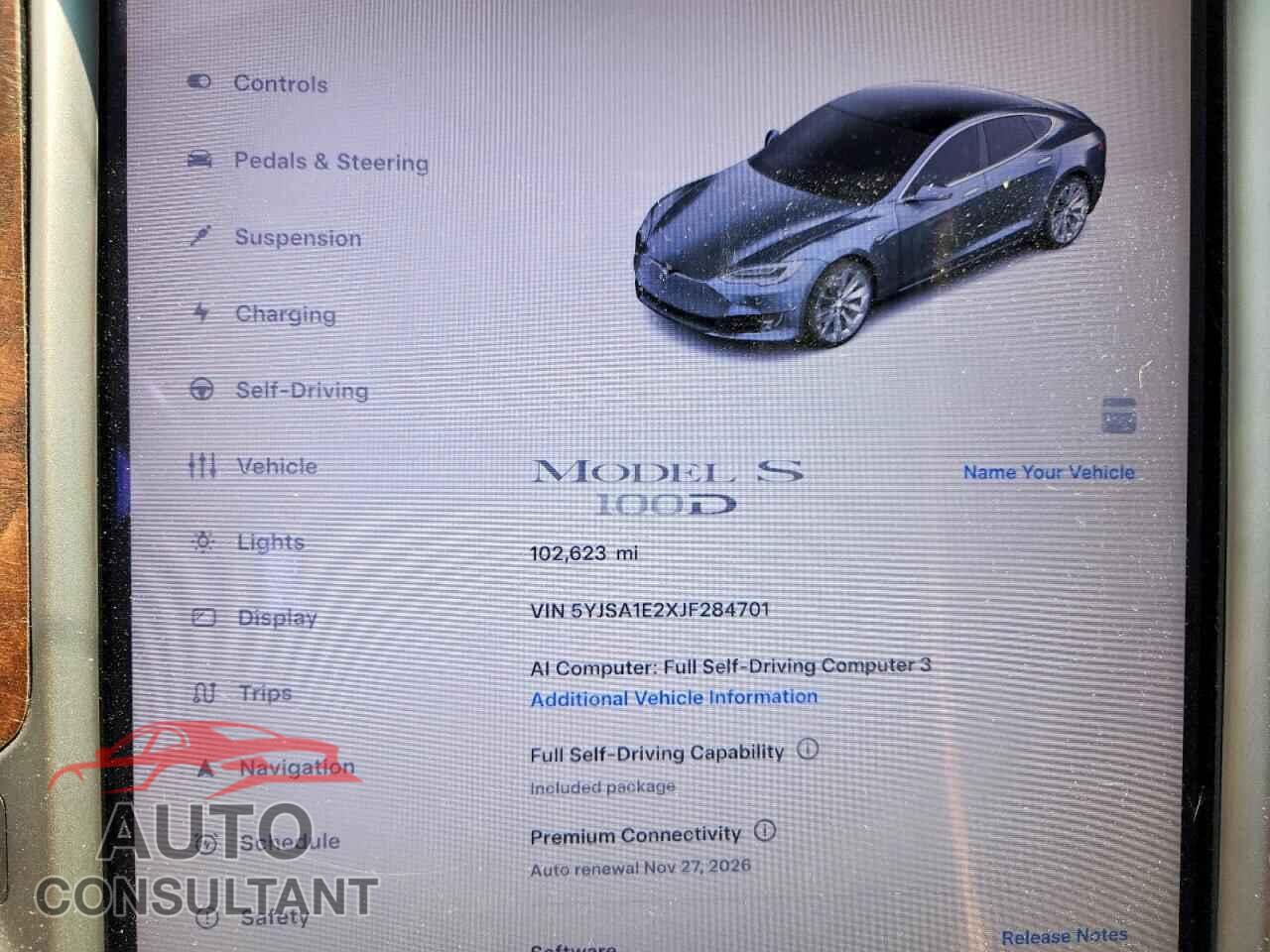 TESLA MODEL S 2018 - 5YJSA1E2XJF284701