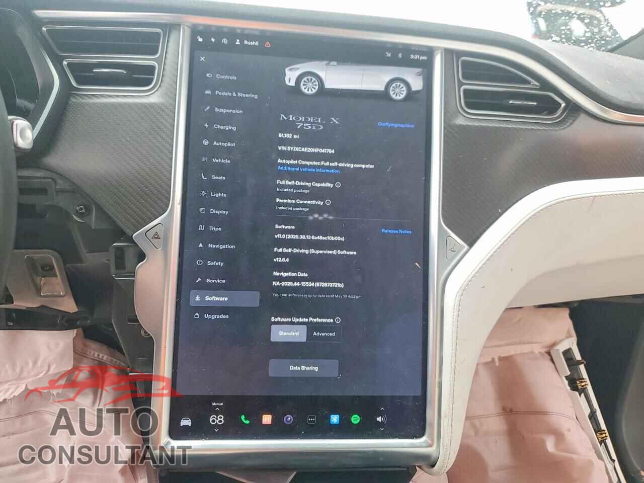 TESLA MODEL X 2017 - 5YJXCAE20HF041764