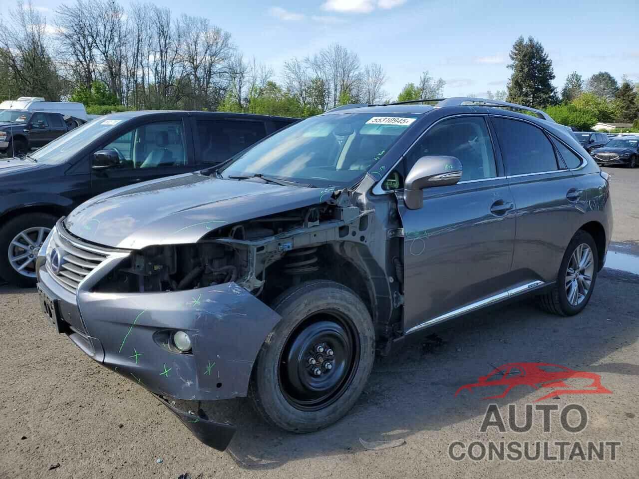 LEXUS RX450 2013 - JTJBC1BA2D2439770