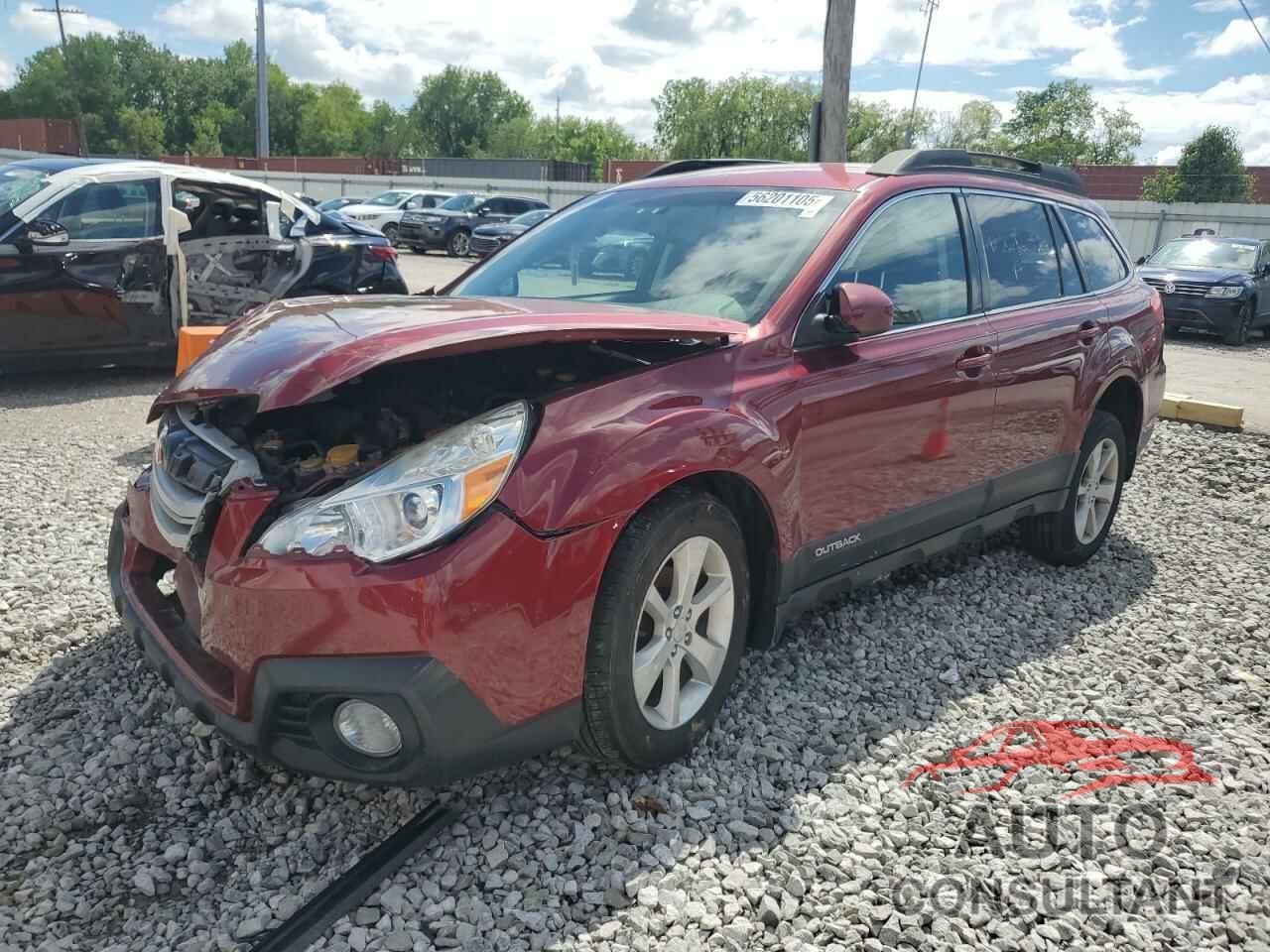 SUBARU OUTBACK 2013 - 4S4BRCCC9D1318376