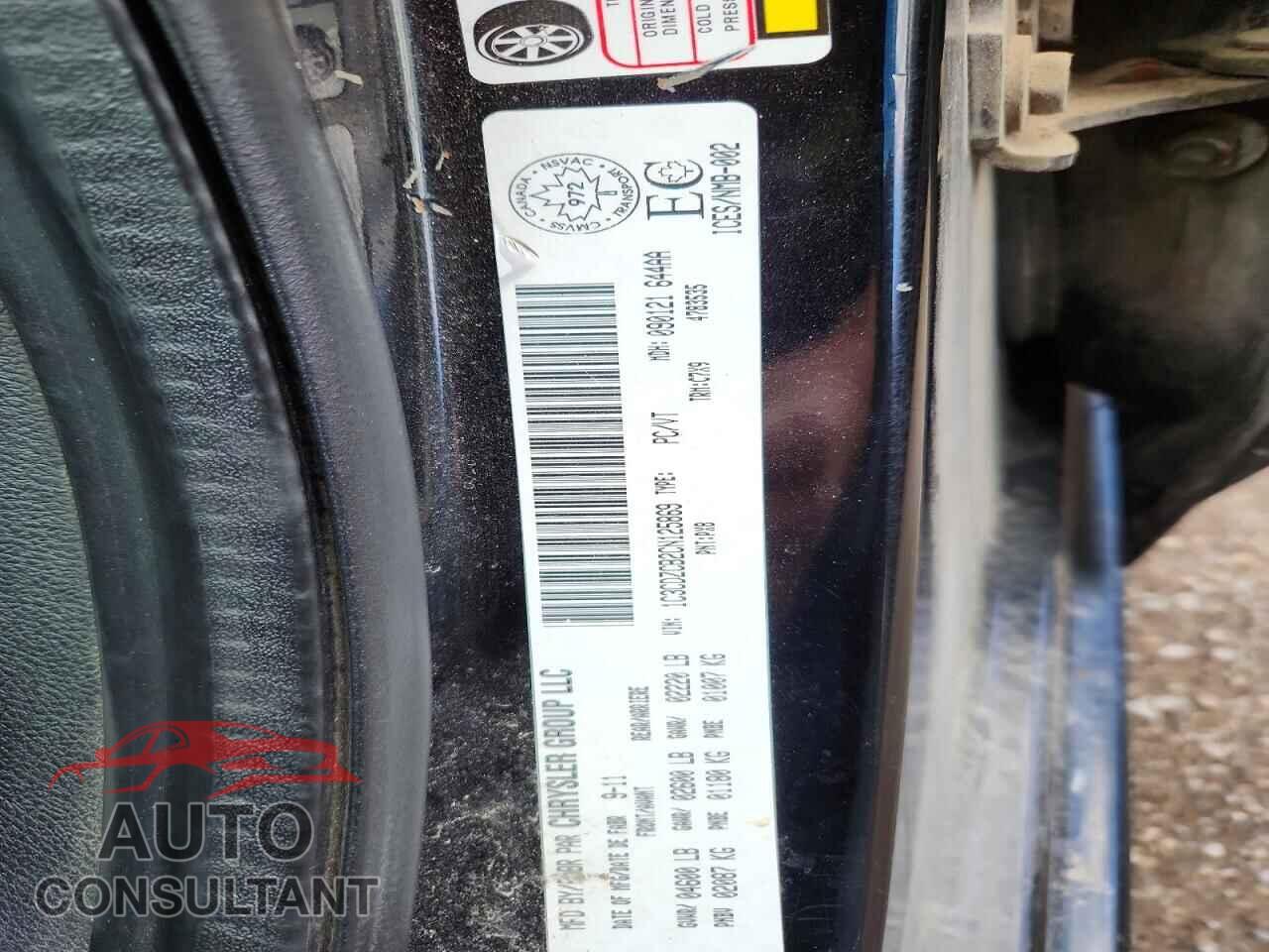 DODGE AVENGER 2012 - 1C3CDZCB2CN125869