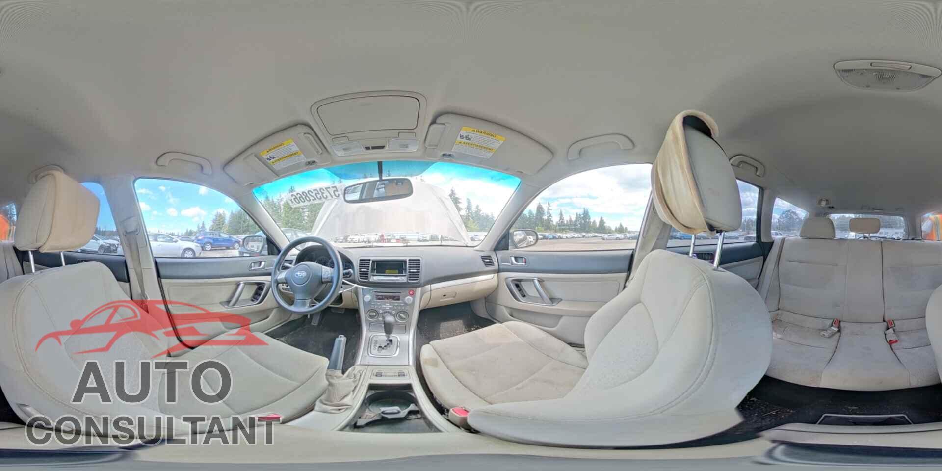 SUBARU OUTBACK 2009 - 4S4BP61C597323976