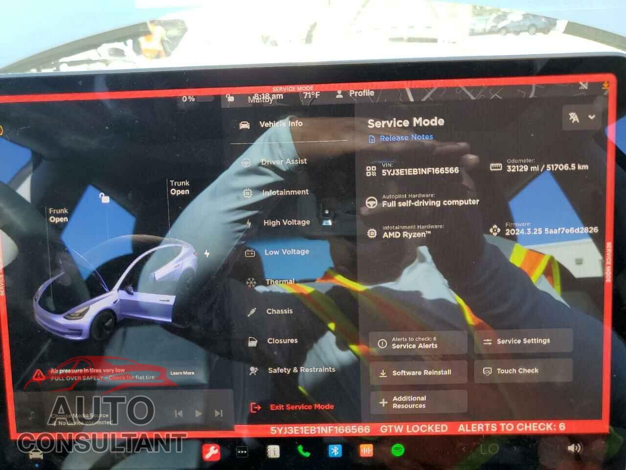 TESLA MODEL 3 2022 - 5YJ3E1EB1NF166566