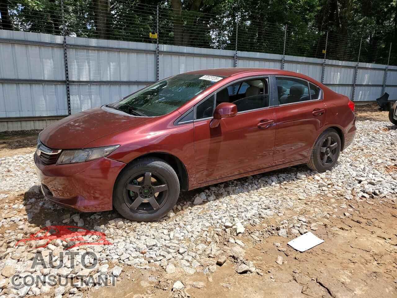 HONDA CIVIC 2012 - 19XFB2F54CE344333