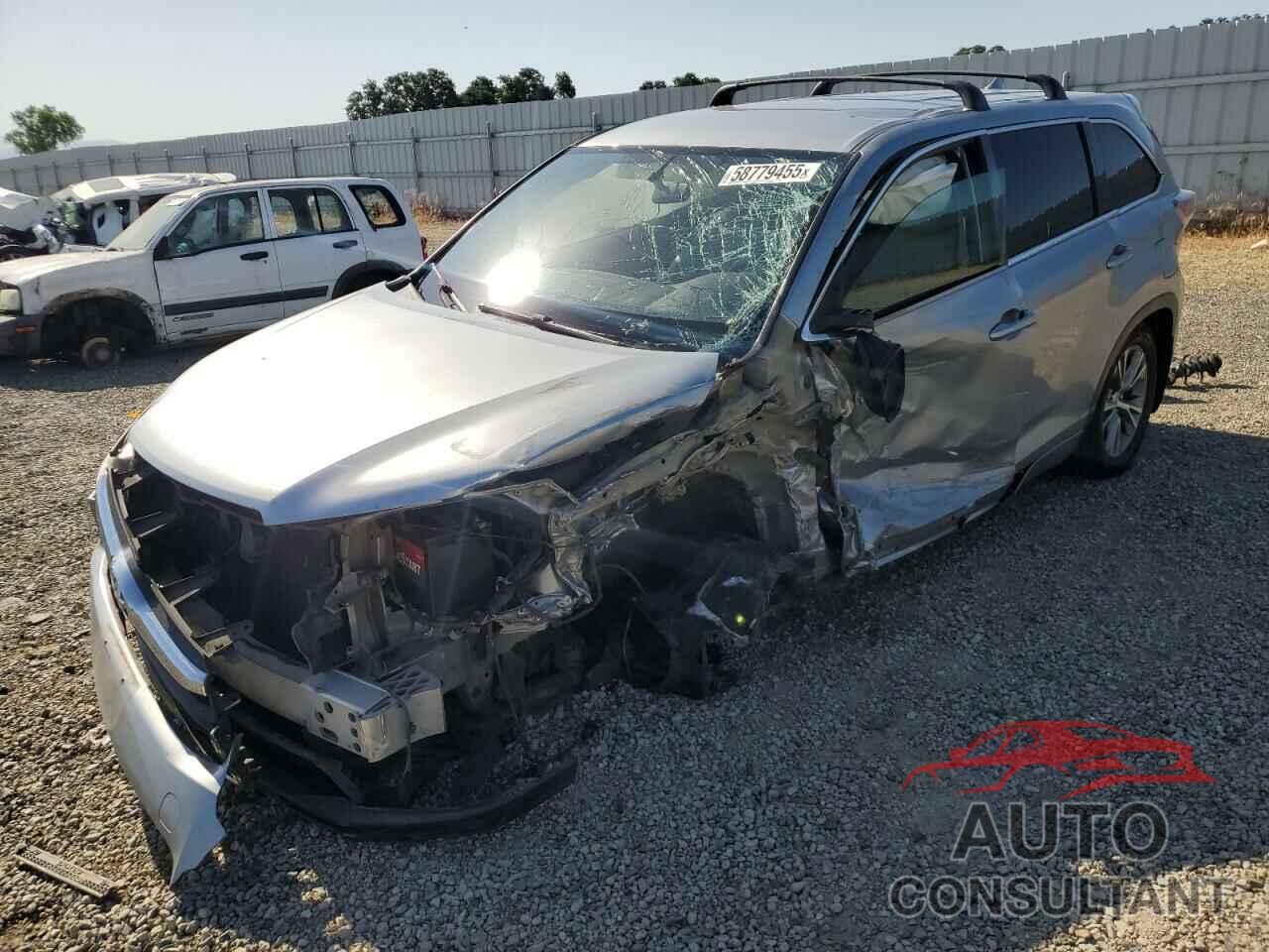 TOYOTA HIGHLANDER 2014 - 5TDBKRFHXES008602