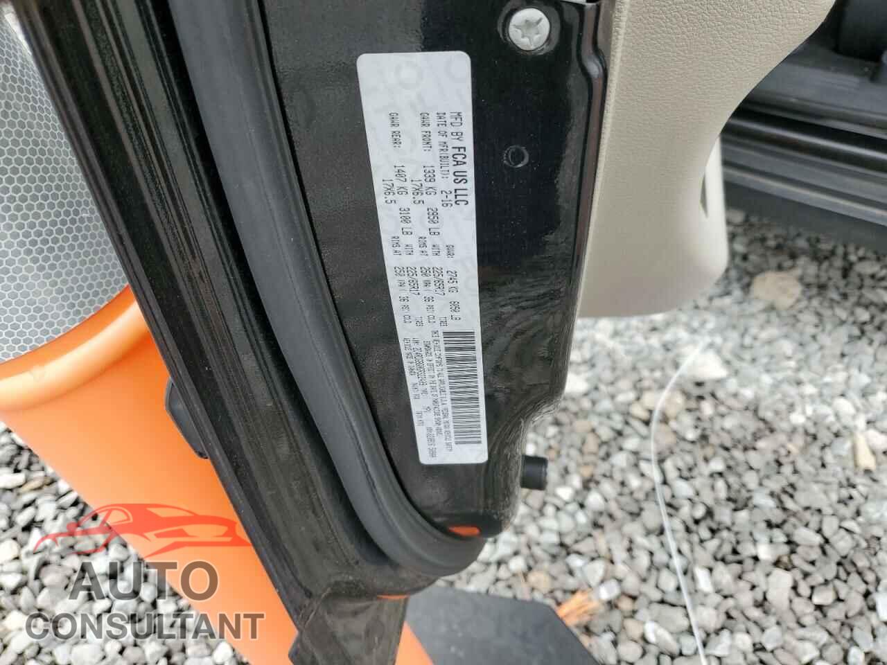 DODGE CARAVAN 2016 - 2C4RDGBG0GR322409