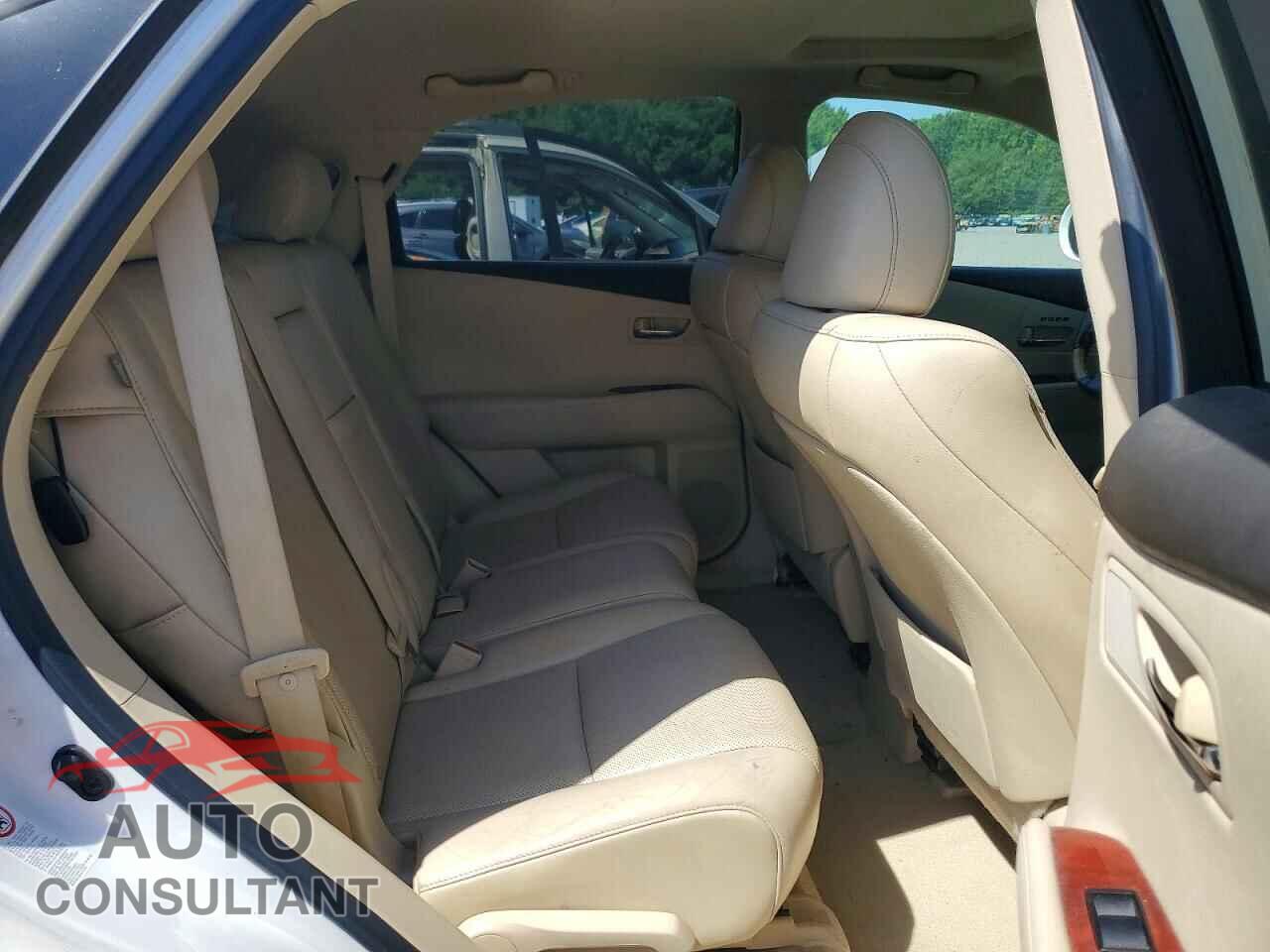LEXUS RX350 2012 - 2T2BK1BA4CC139732