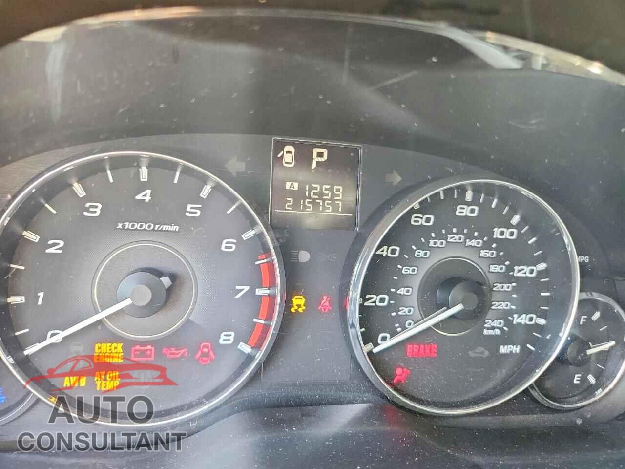 SUBARU OUTBACK 2011 - 4S4BRBCC0B3406311