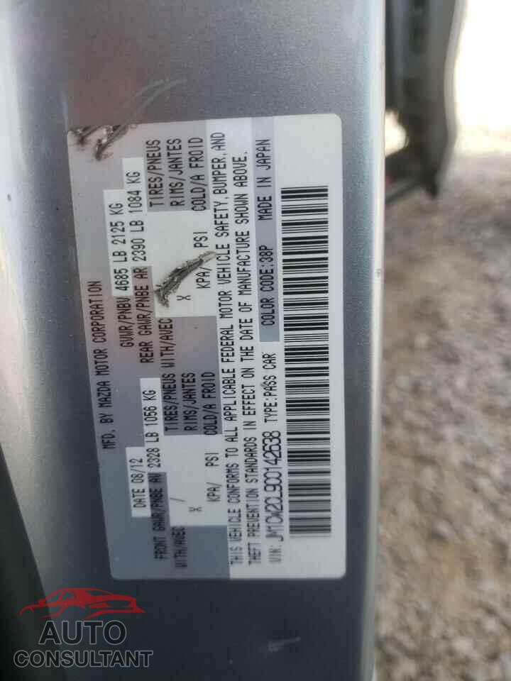MAZDA 5 2012 - JM1CW2CL9C0142638