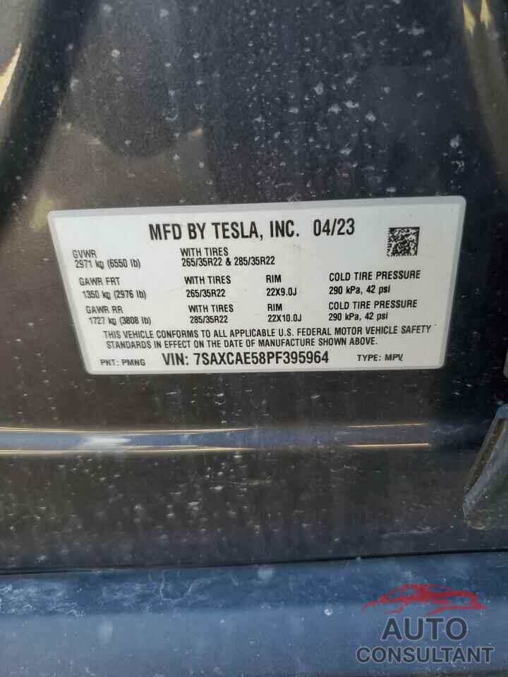 TESLA MODEL X 2023 - 7SAXCAE58PF395964