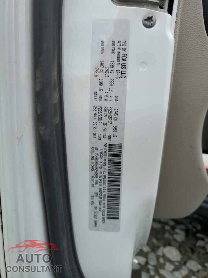 DODGE CARAVAN 2016 - 2C4RDGBG4GR256589