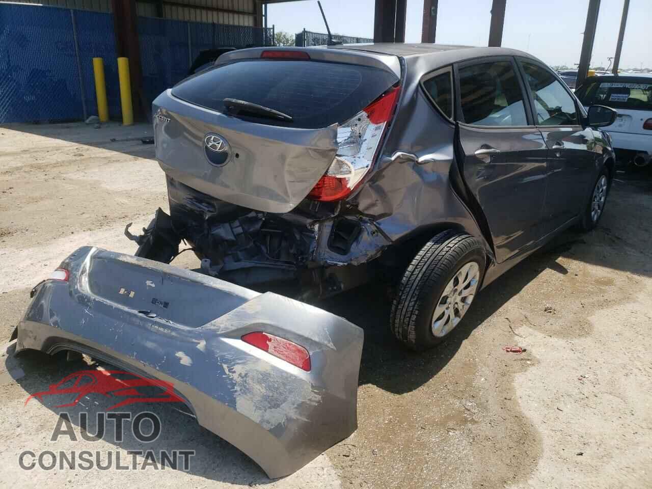 HYUNDAI ACCENT 2016 - KMHCT5AE5GU236816