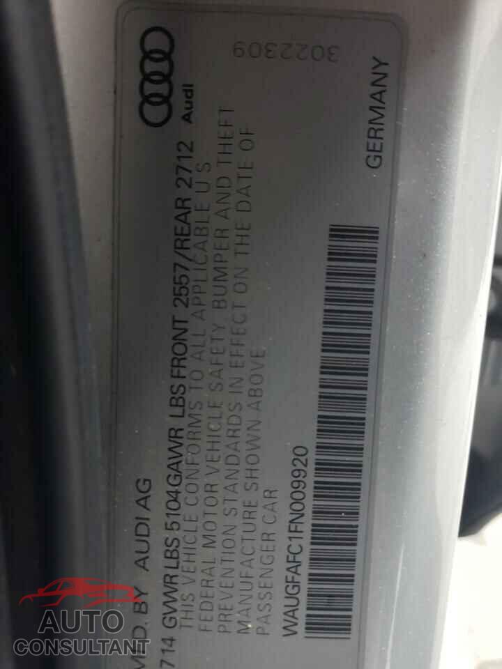 AUDI A6 2015 - WAUGFAFC1FN009920