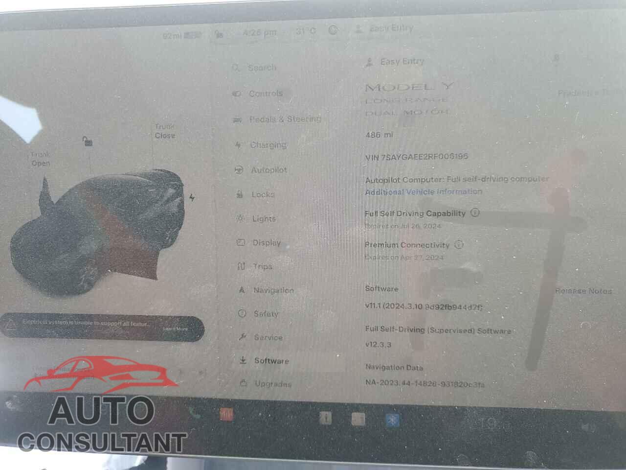 TESLA MODEL Y 2024 - 7SAYGAEE2RF006196