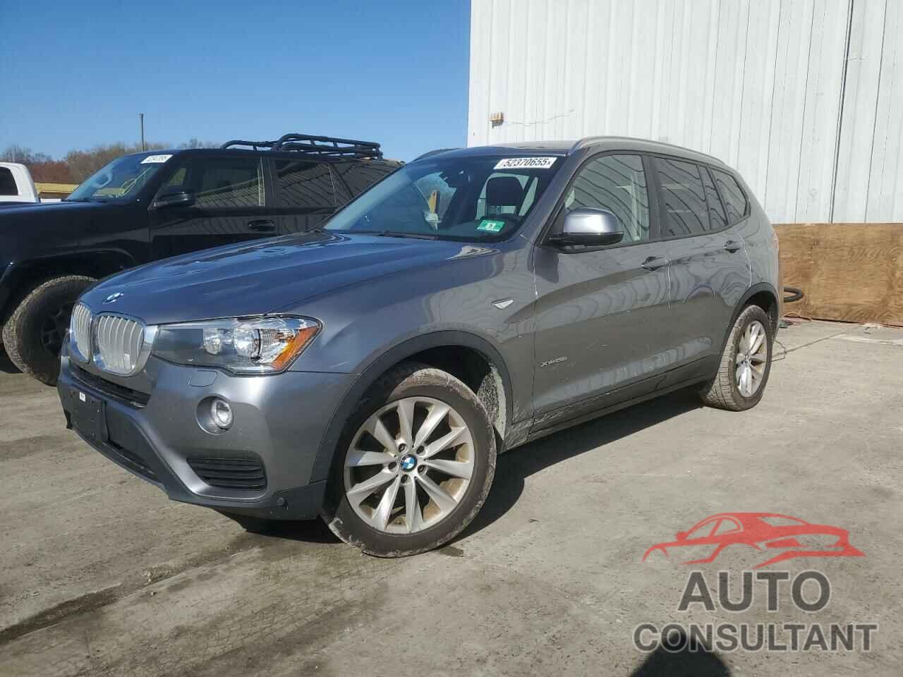 BMW X3 2016 - 5UXWX9C57G0D77275