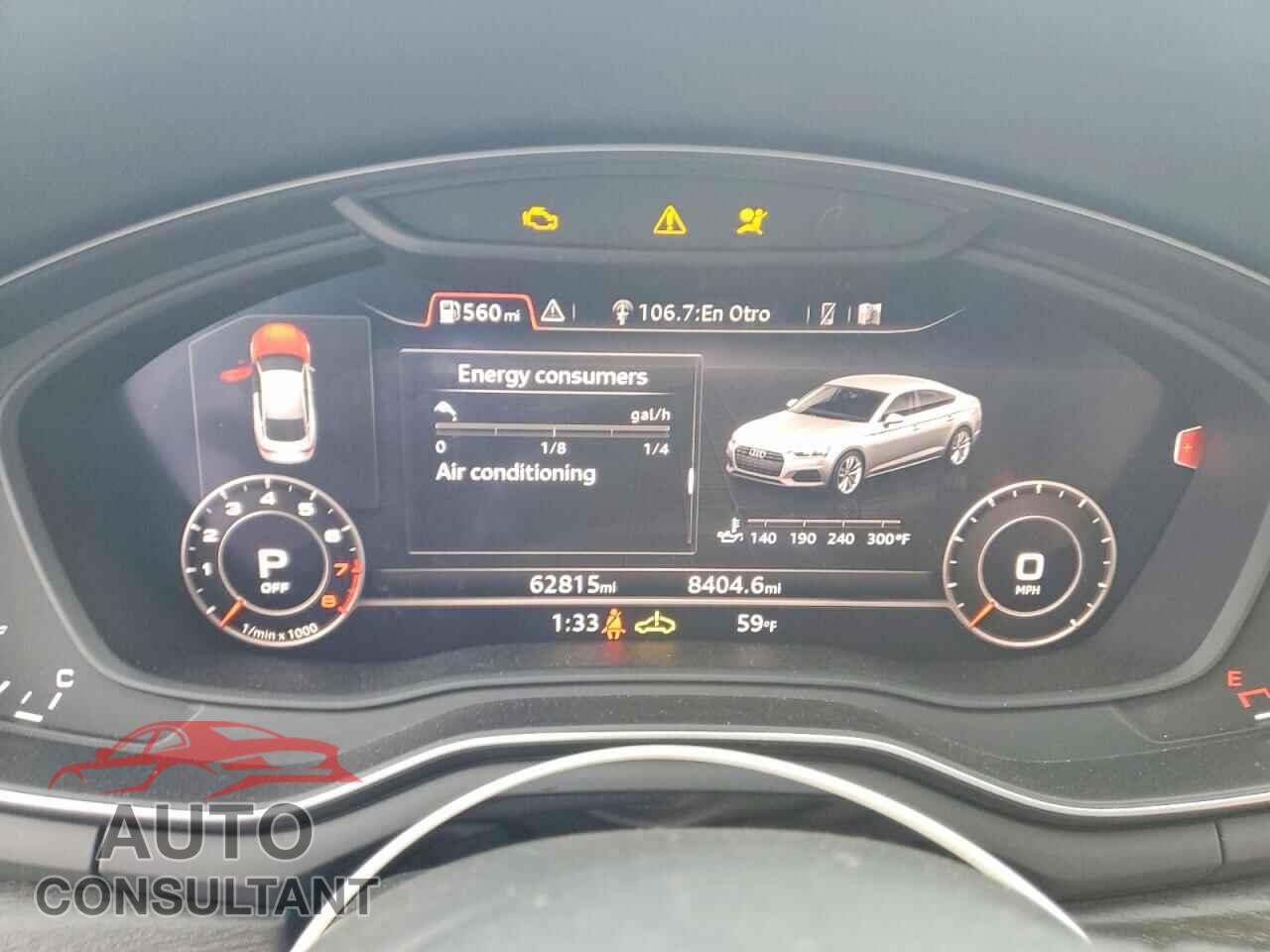AUDI A5 2018 - WAUBNCF56JA129660