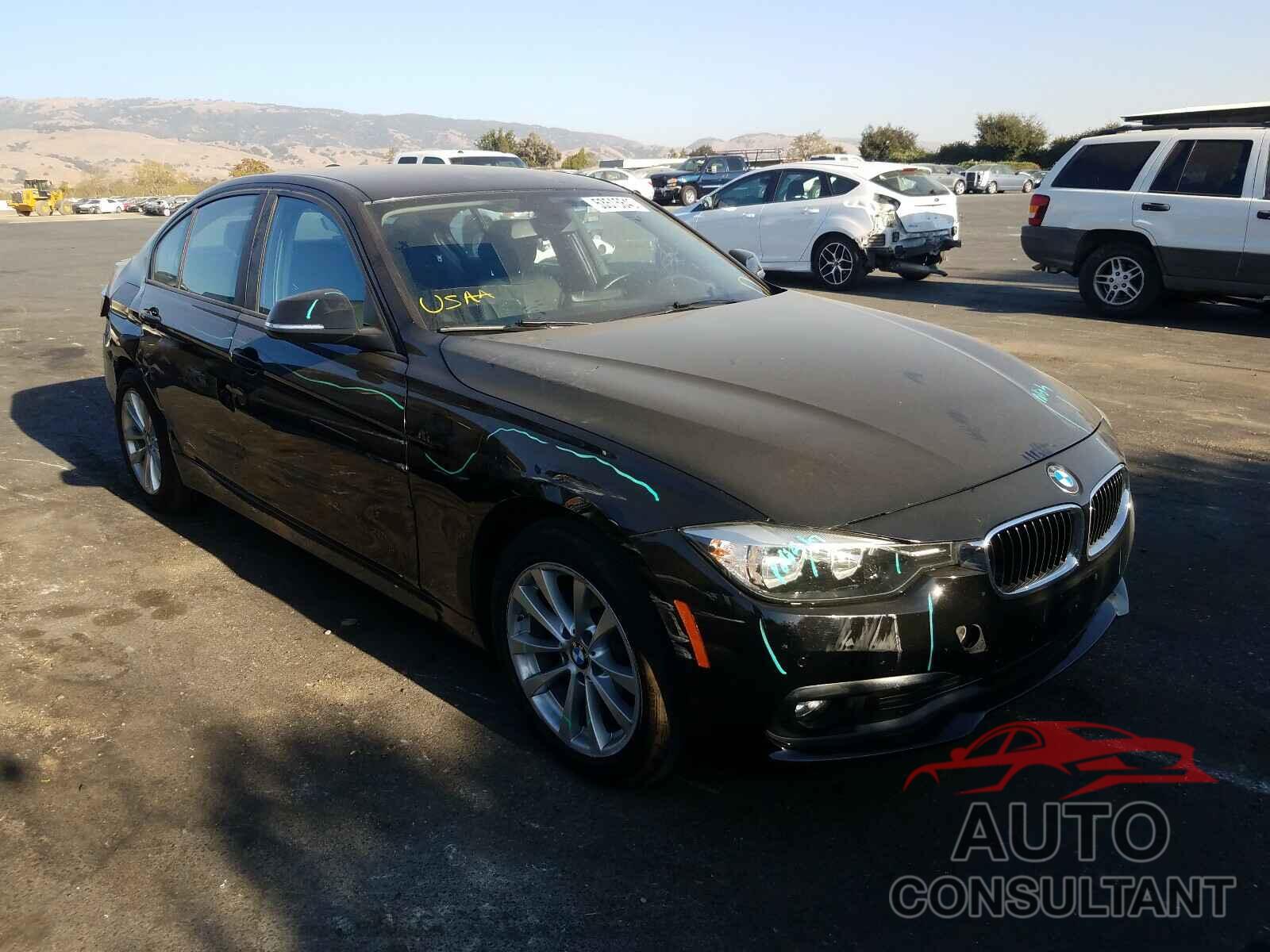 BMW 3 SERIES 2017 - WBA8E1G52HNU14095