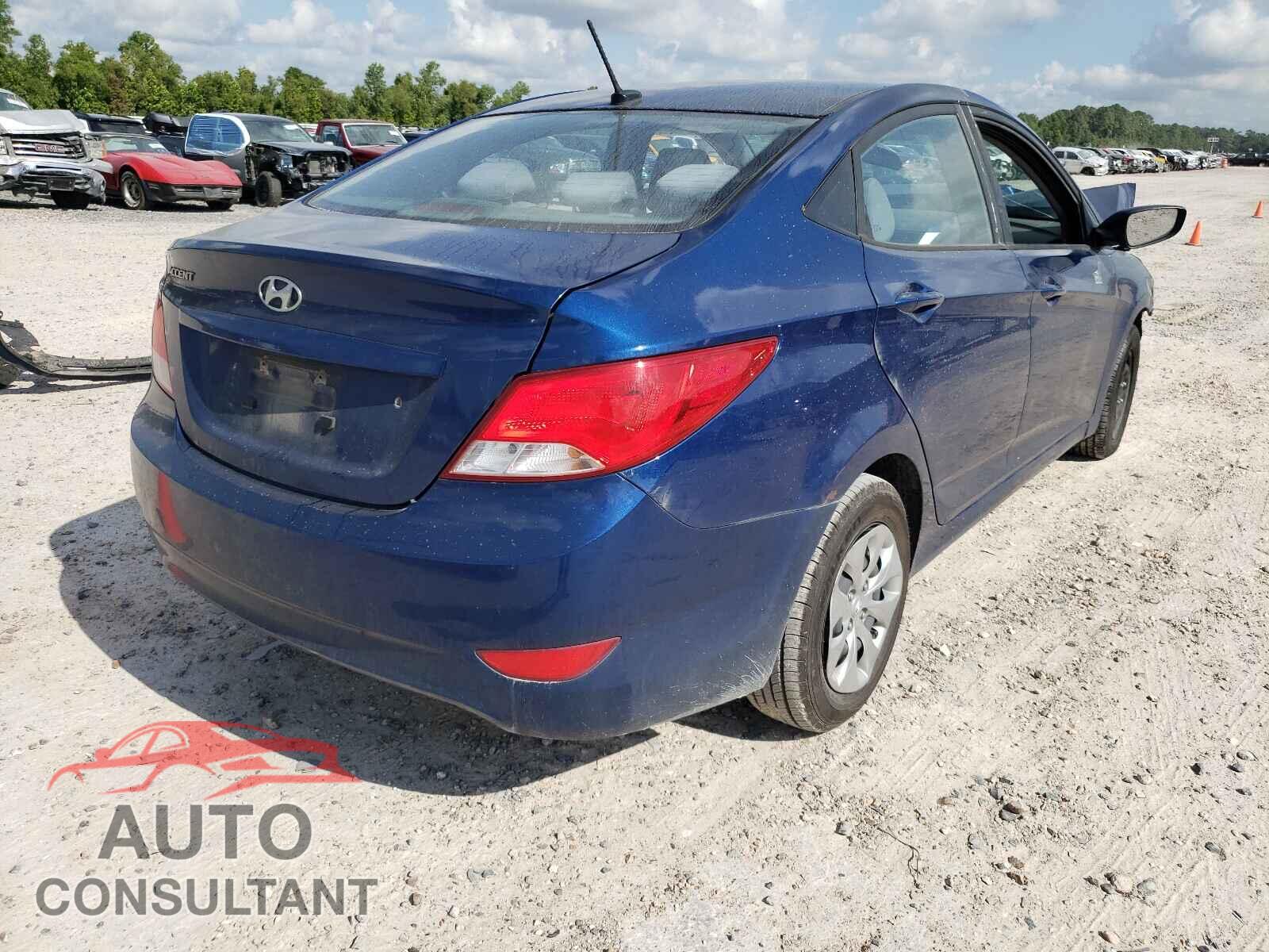HYUNDAI ACCENT 2016 - KMHCT4AE0GU124628