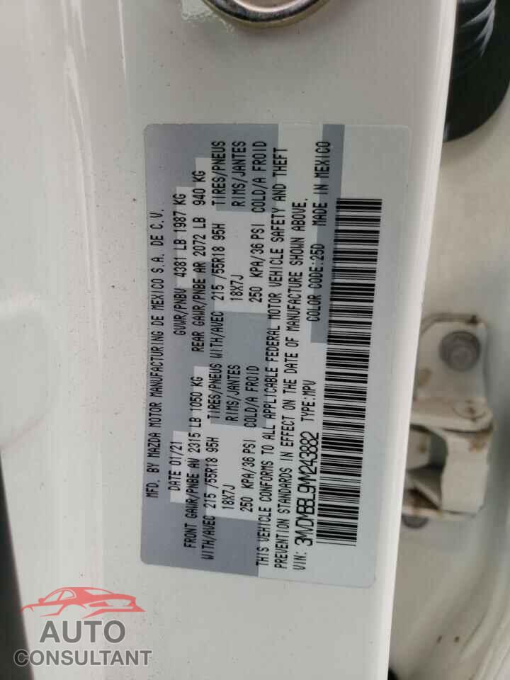 MAZDA CX30 2021 - 3MVDMBBL9MM243882