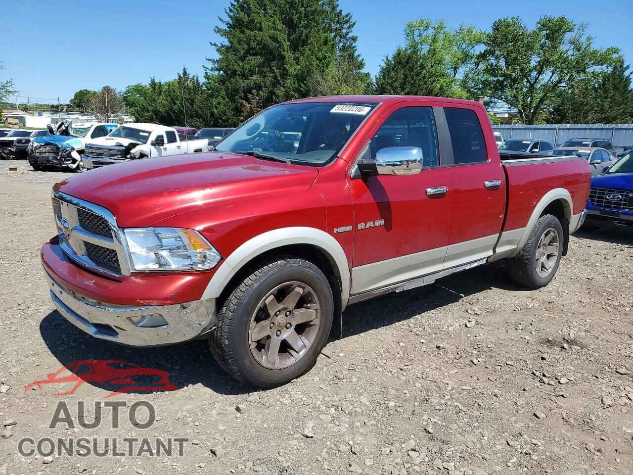 DODGE RAM 1500 2010 - 1D7RV1GT7AS142517