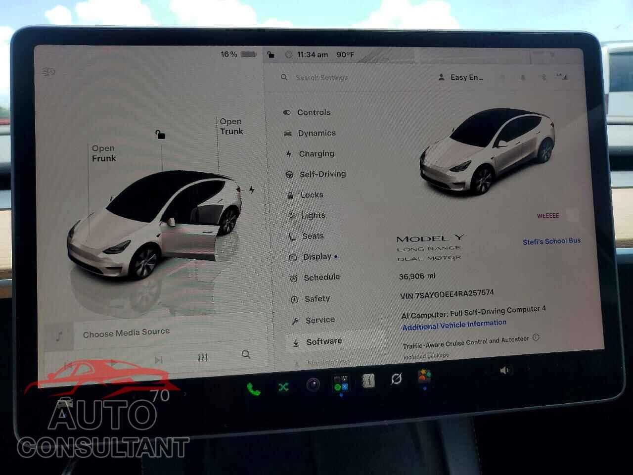 TESLA MODEL Y 2024 - 7SAYGDEE4RA257574