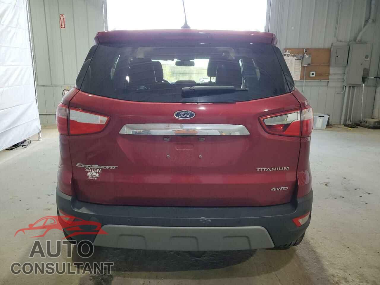 FORD ECOSPORT 2019 - MAJ6S3KL7KC260254