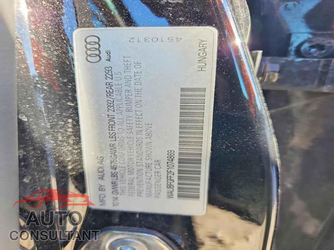 AUDI A3 2015 - WAUBFGFF2F1074869