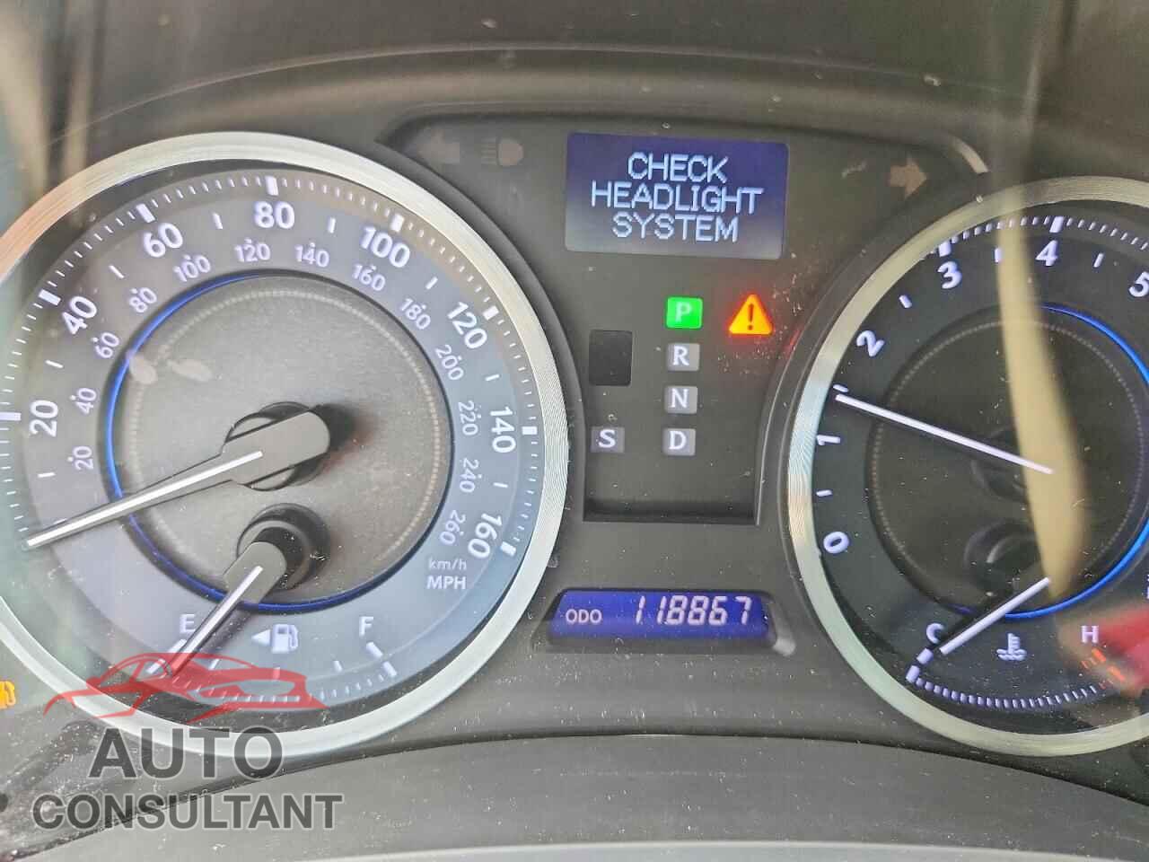 LEXUS IS 2012 - JTHBF5C26C5176378