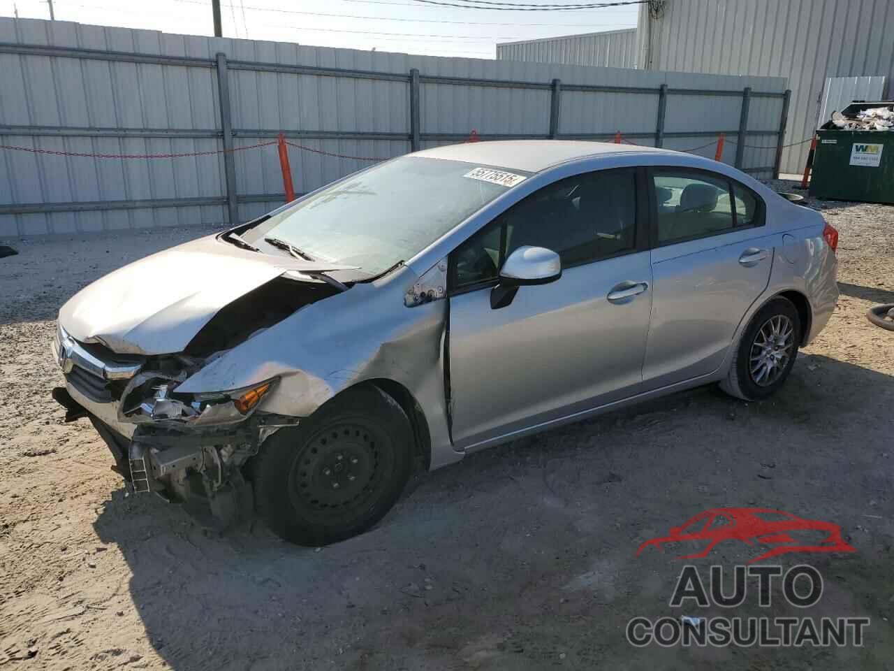 HONDA CIVIC 2012 - 19XFB2F52CE062286