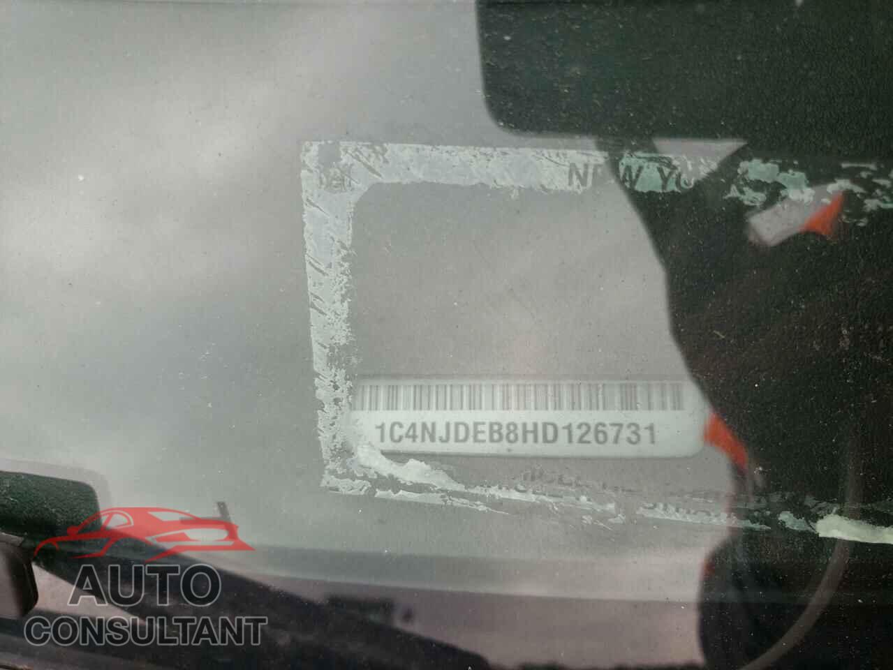 JEEP COMPASS 2017 - 1C4NJDEB8HD126731