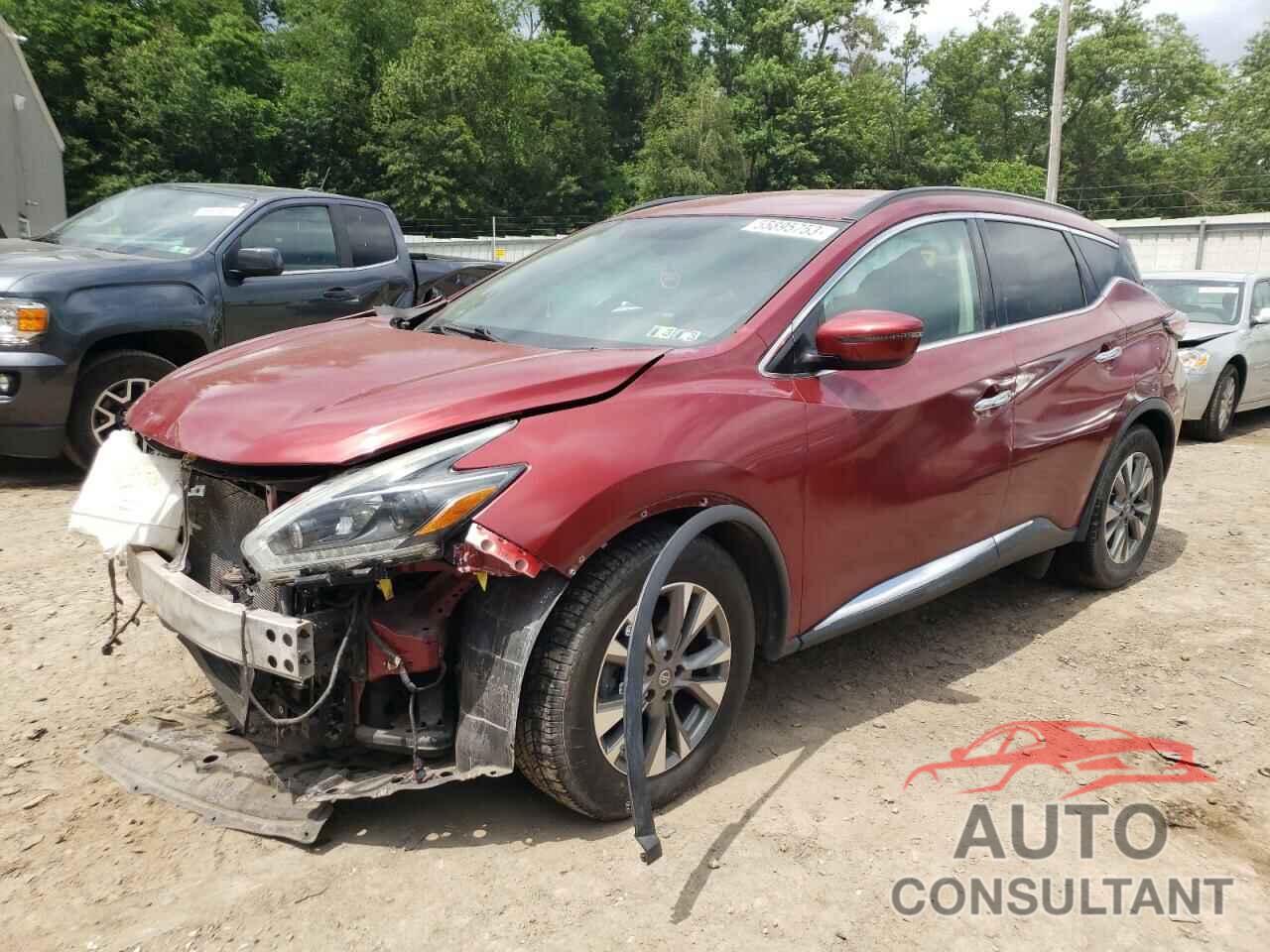 NISSAN MURANO 2018 - 5N1AZ2MH4JN106439