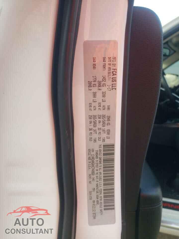 DODGE DURANGO 2017 - 1C4RDHAG0HC740860
