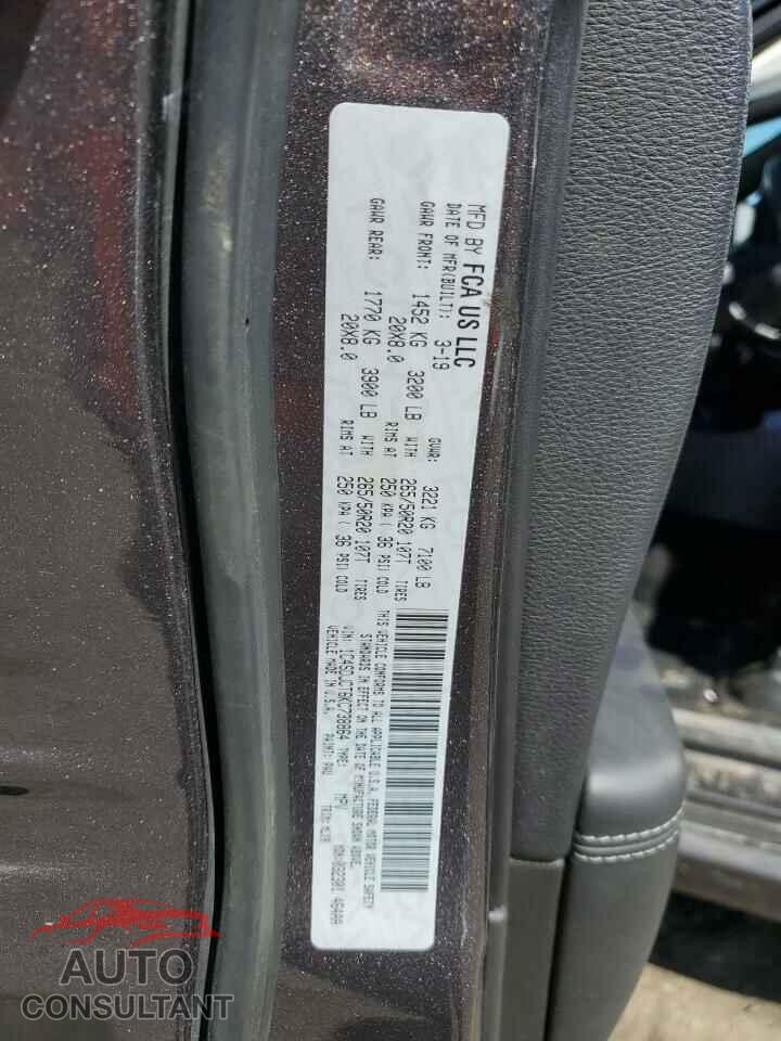 DODGE DURANGO 2019 - 1C4SDJCT6KC738864