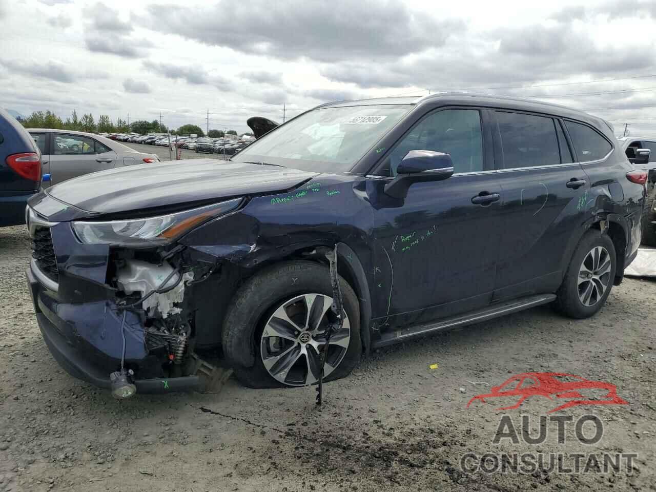 TOYOTA HIGHLANDER 2020 - 5TDGZRBH9LS034614