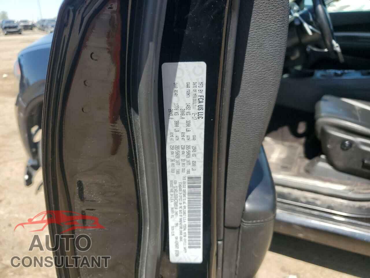 DODGE DURANGO 2017 - 1C4RDJDG6HC780914