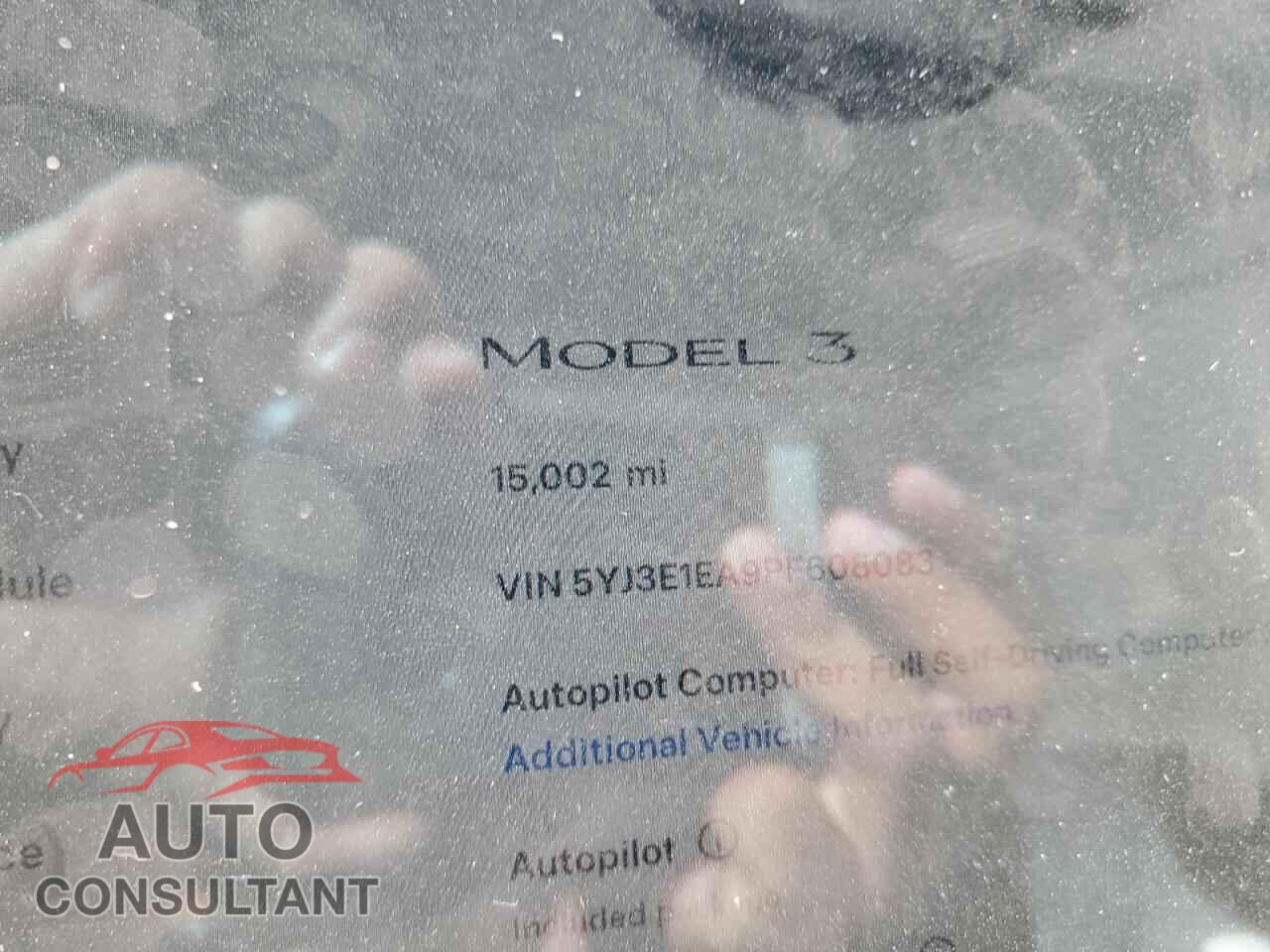 TESLA MODEL 3 2023 - 5YJ3E1EA9PF608083