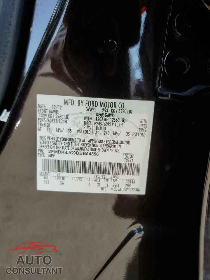 FORD EDGE 2013 - 2FMDK4JC9DBB54556