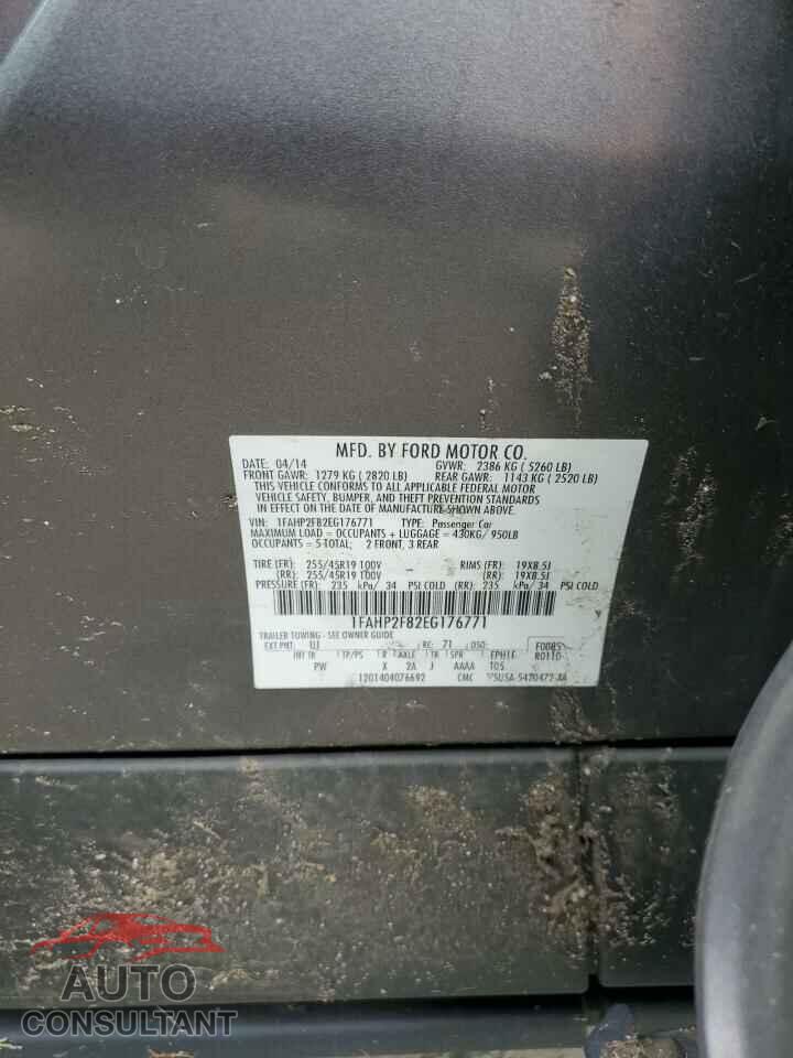 FORD TAURUS 2014 - 1FAHP2F82EG176771