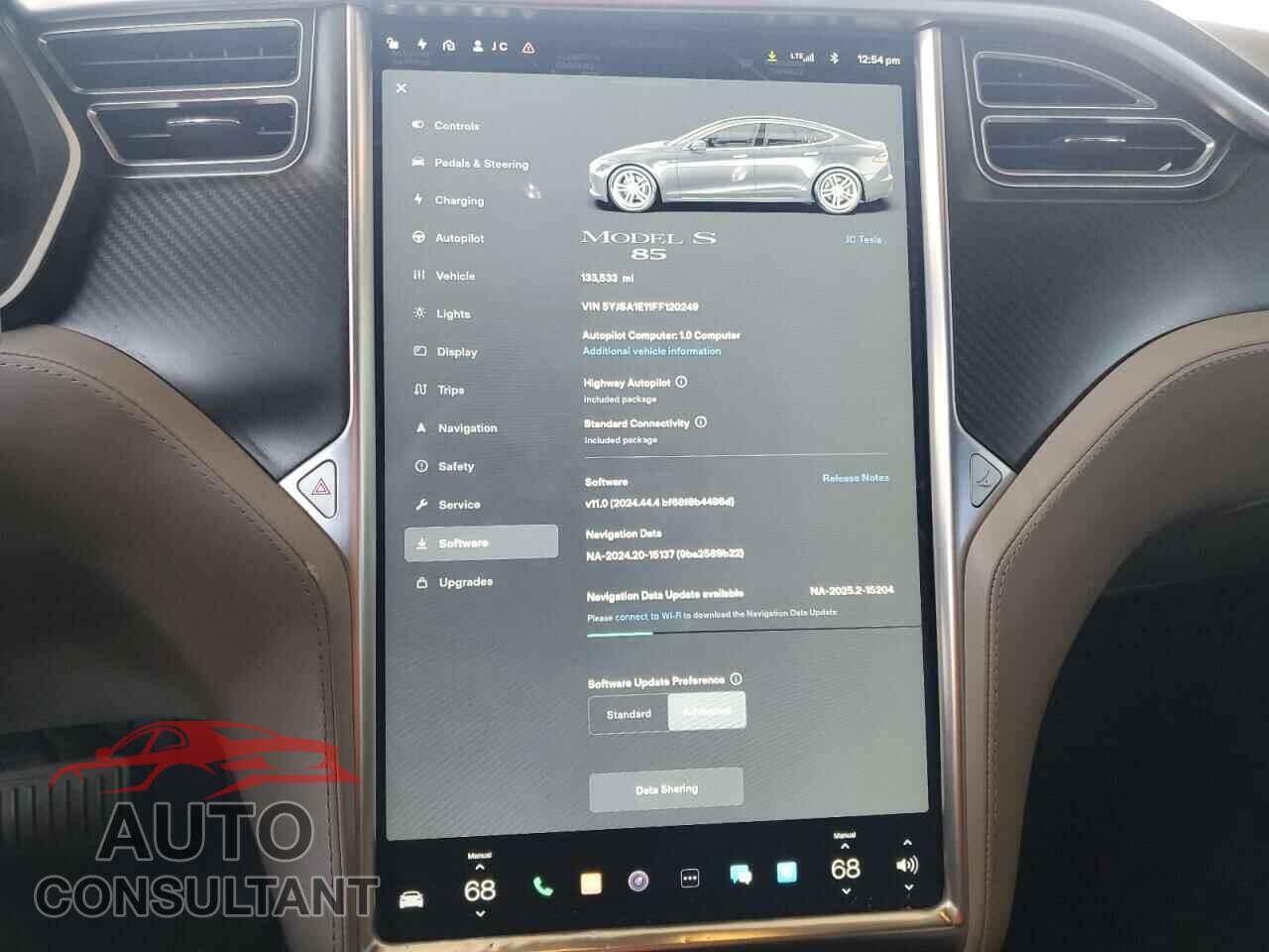 TESLA MODEL S 2015 - 5YJSA1E11FF120249