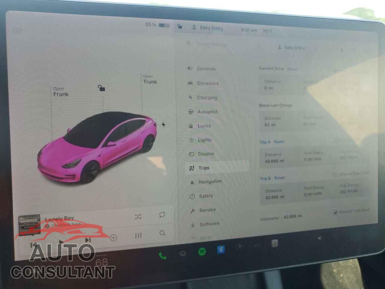 TESLA MODEL 3 2021 - 5YJ3E1EB8MF054491
