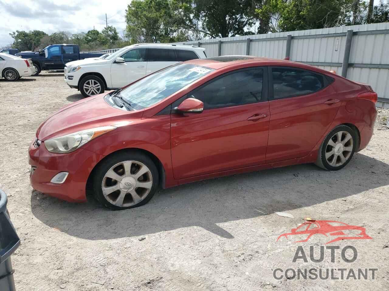 HYUNDAI ELANTRA 2012 - KMHDH4AEXCU482156
