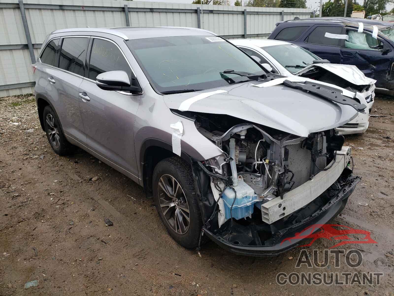 TOYOTA HIGHLANDER 2016 - 5TDJKRFH1GS334593