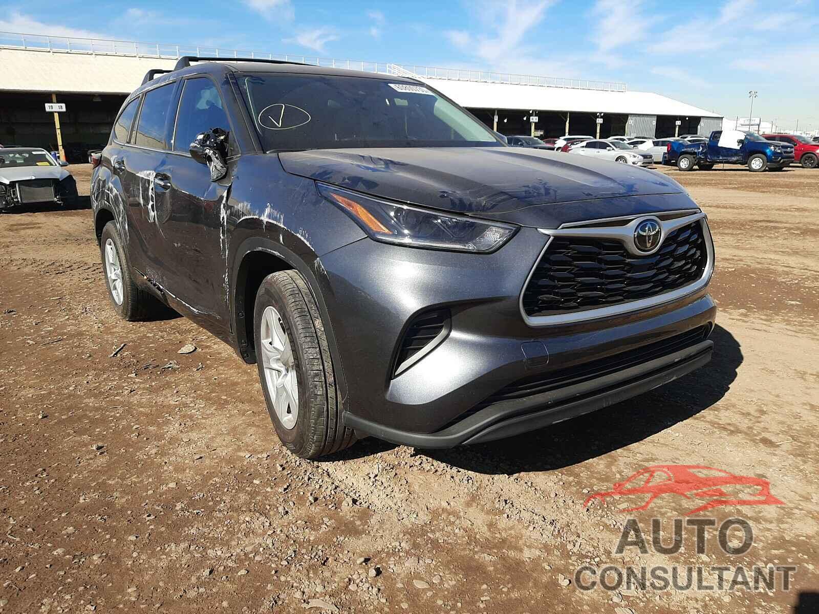 TOYOTA HIGHLANDER 2021 - 5TDCZRAH4MS037258