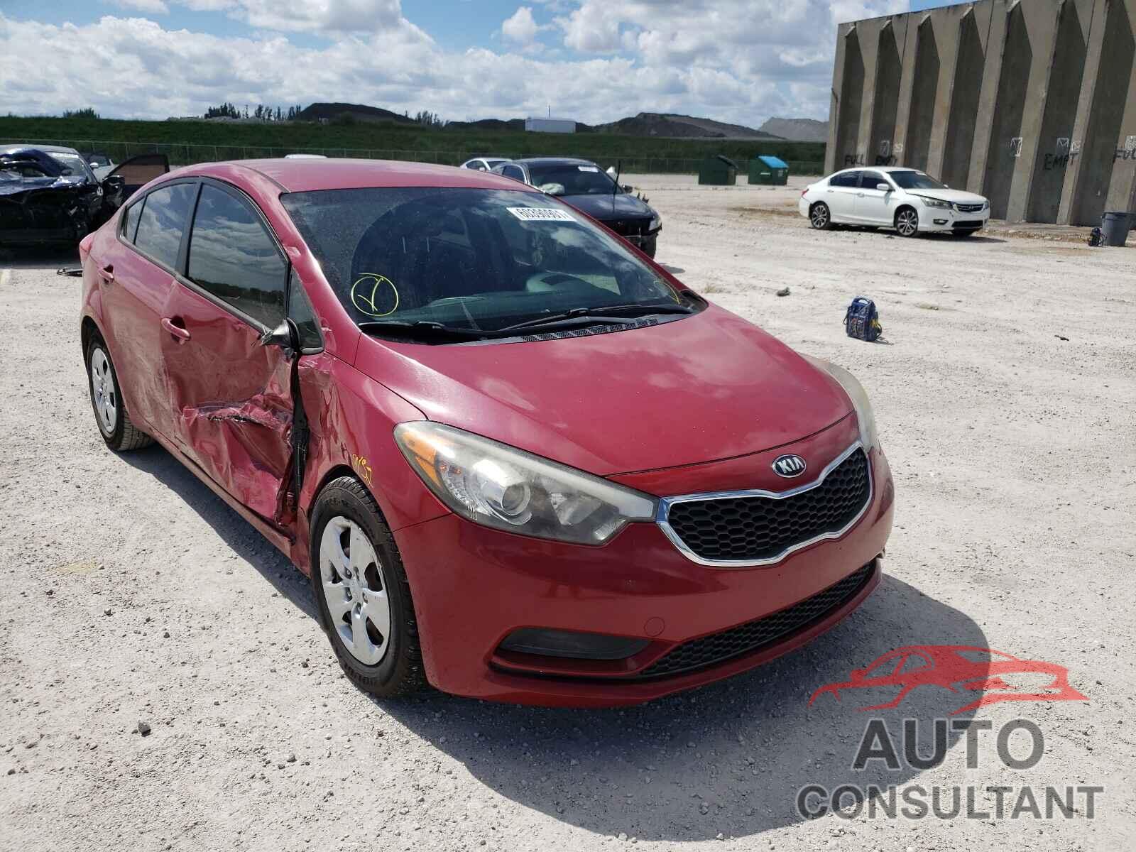 KIA FORTE 2016 - KNAFK4A66G5458649
