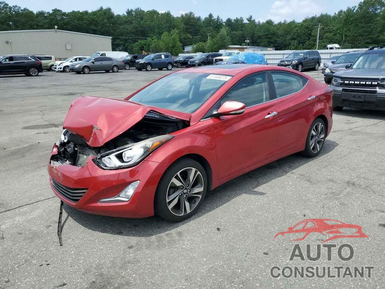 HYUNDAI ELANTRA 2014 - KMHDH4AEXEU183351