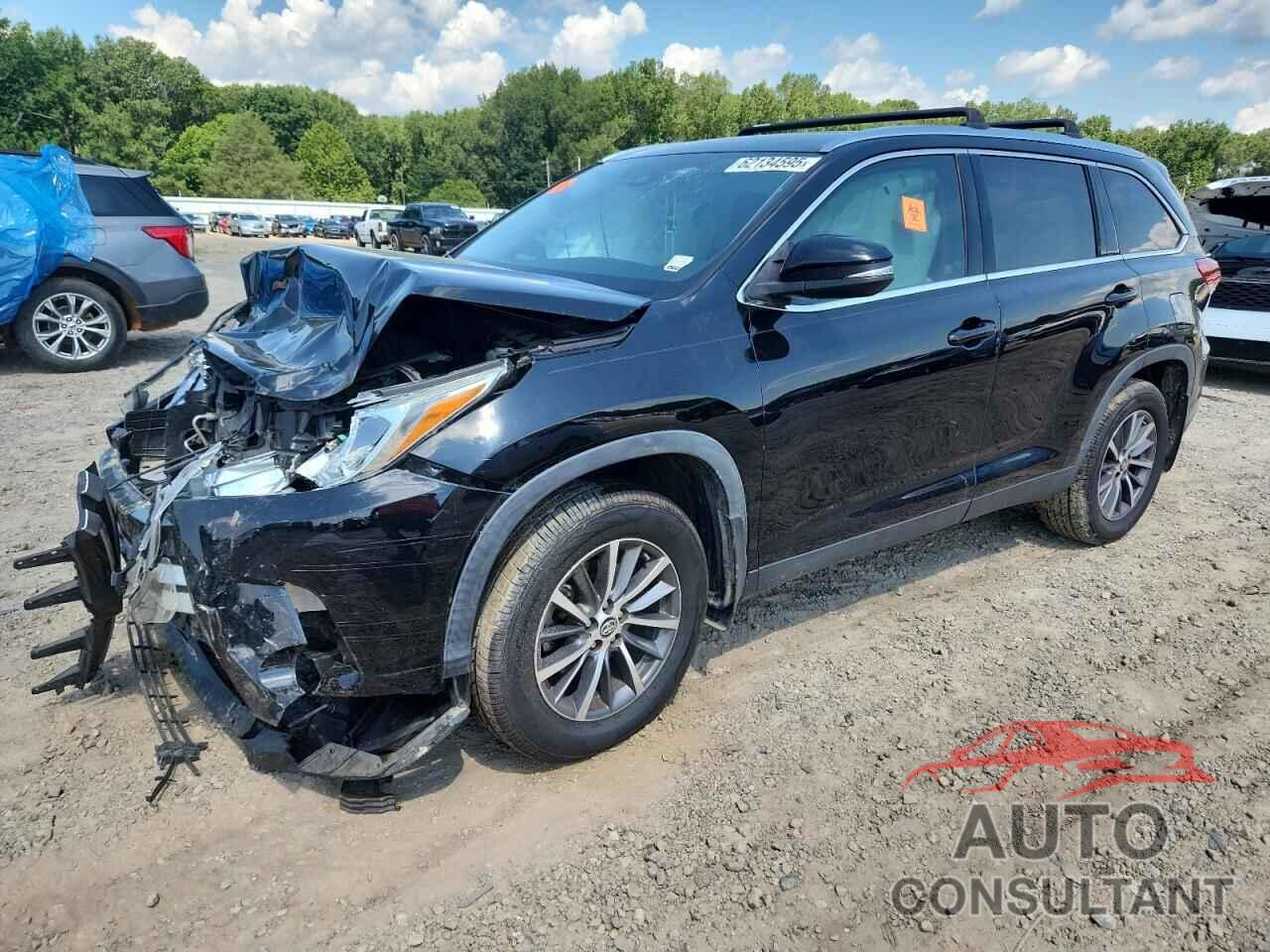TOYOTA HIGHLANDER 2019 - 5TDKZRFH4KS571183